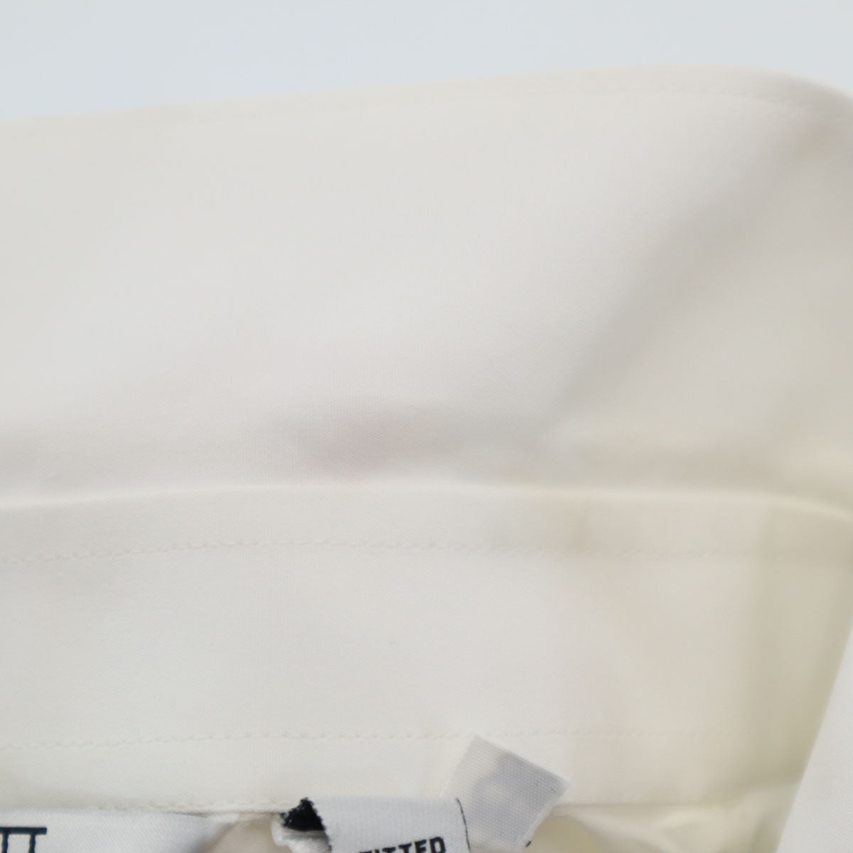 NEIL BARRETT ニールバレット イタリア製 長袖 コーデュロイ切り替え コットンシャツ M ホワイト メンズ