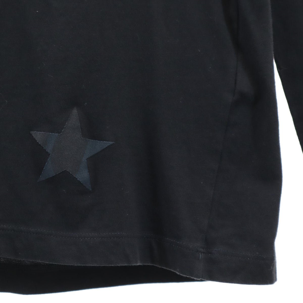 HYDROGEN ハイドロゲン イタリア製 バック 17 長袖 Tシャツ S ブラック ロンT メンズ