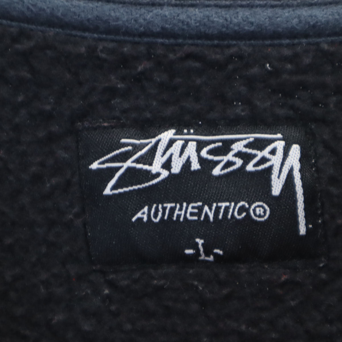 STUSSY ステューシー 長袖 スウェット L ブラック 裏起毛 メンズ
