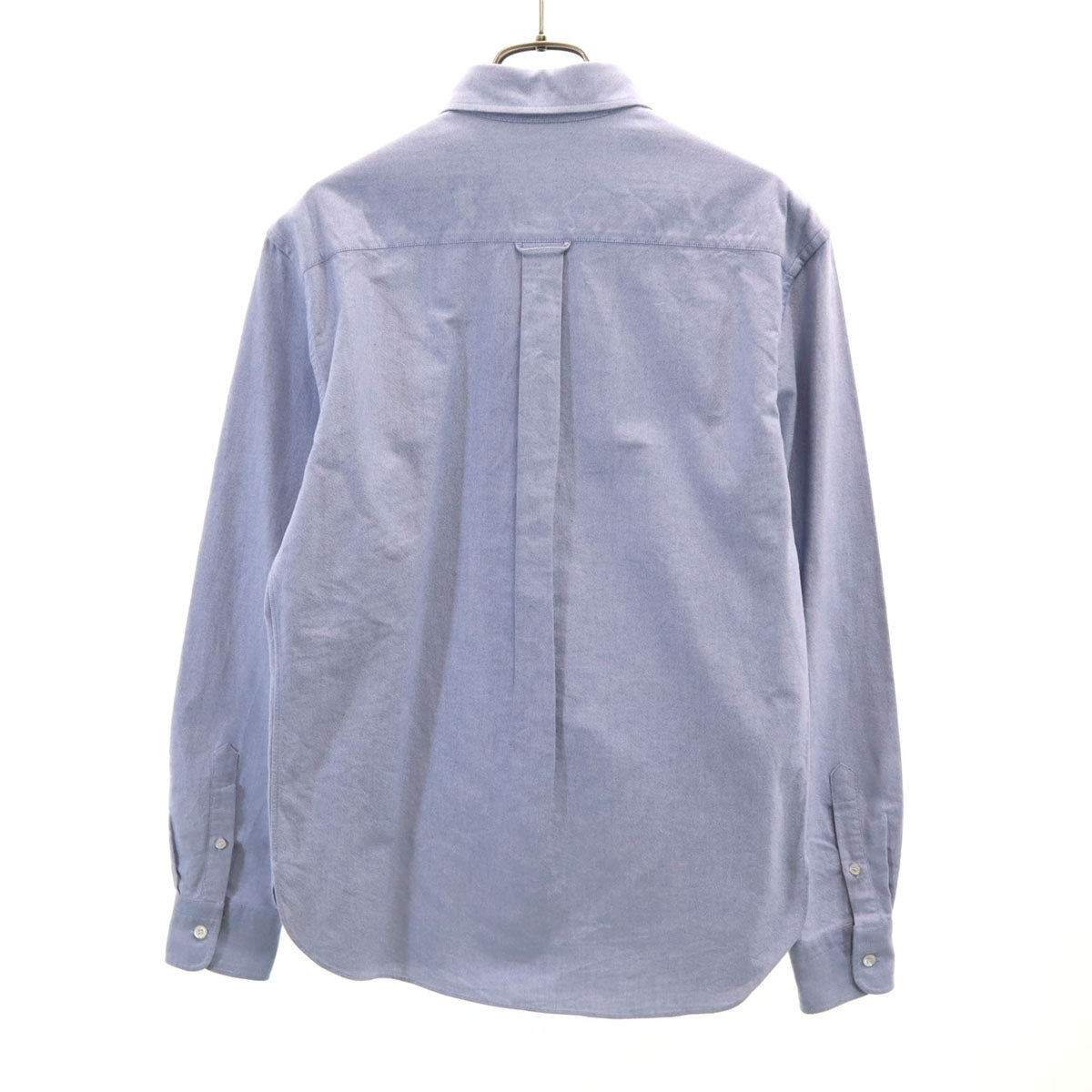 MAISON KITSUNE メゾンキツネ イタリア製 長袖 オックスフォード ボタンダウンシャツ 39 ブルー系 メンズ