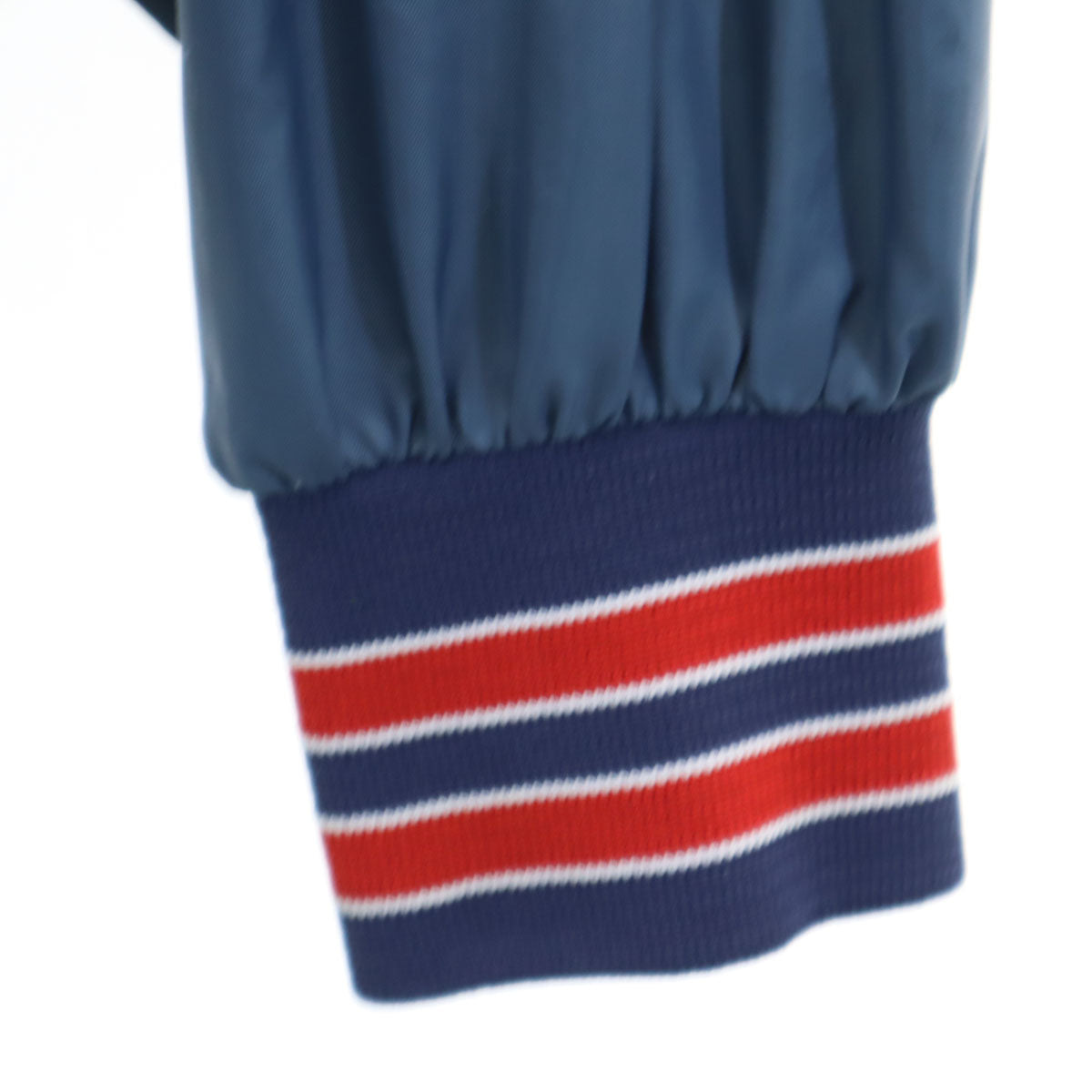 LEGENDS 80s 90s オールド USA製 ワンポイントワッペン スタジャン ネイビー メンズ