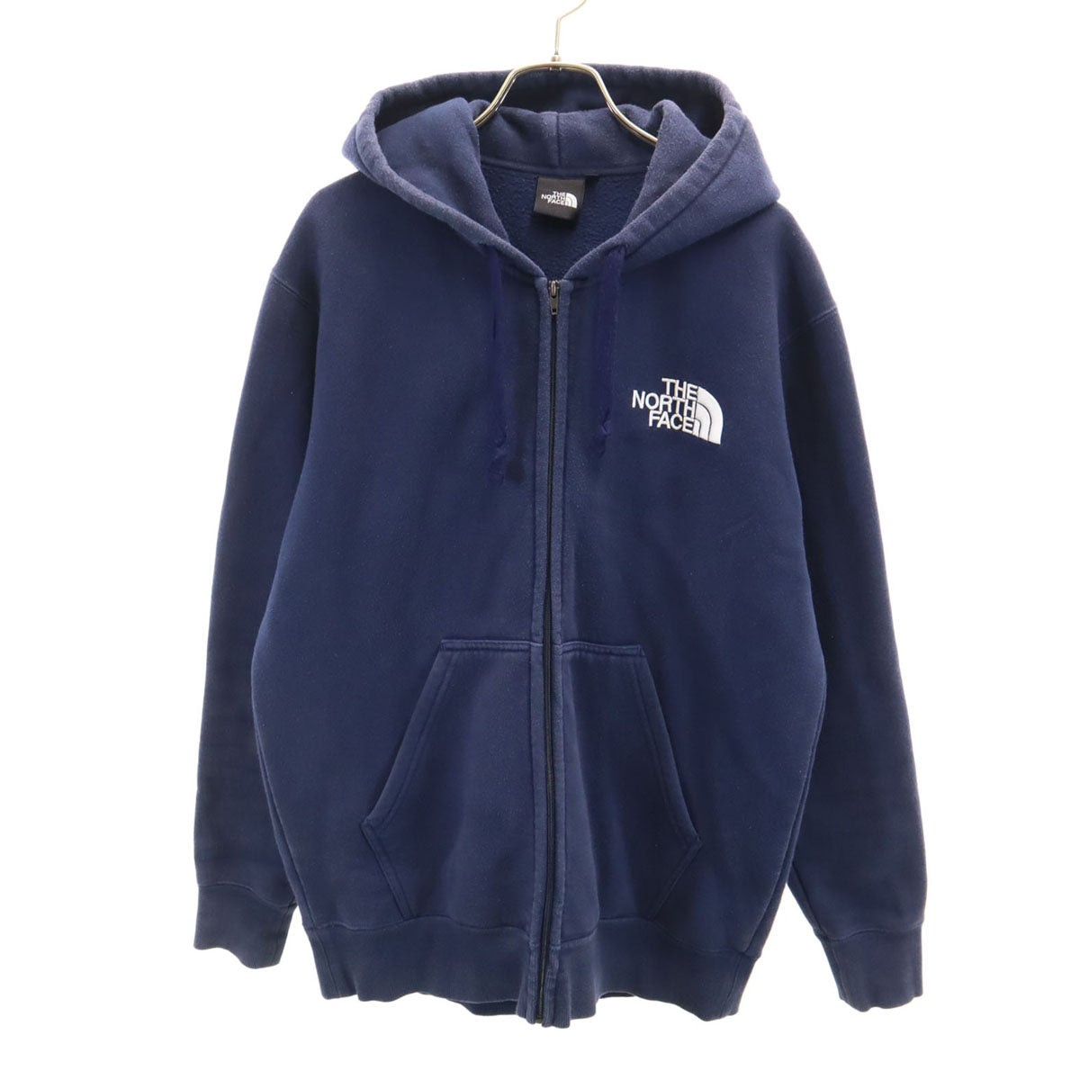THE NORTH FACE ノースフェイス 長袖 スウェット ジップパーカー L ネイビー NT61710A アウトドア メンズ