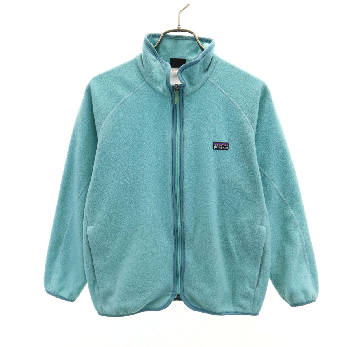 patagonia パタゴニア フリースジャケット M 10 水色 65660F9 アウトドア キッズ