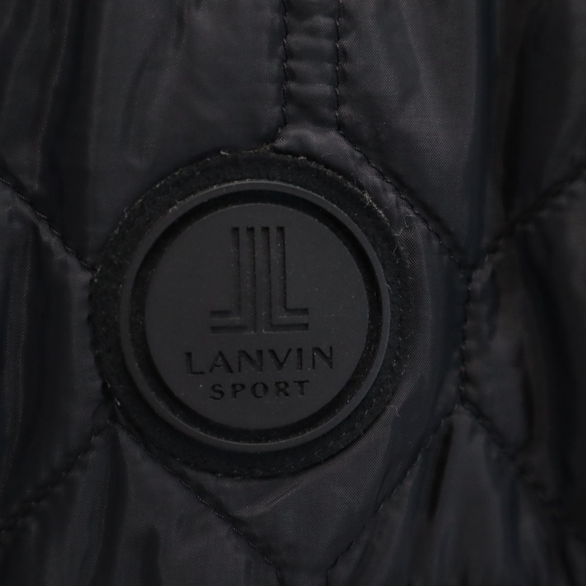 LANVIN SPORT ランバンスポール 日本製 ゴルフ ベスト 40 チャコールグレー メンズ