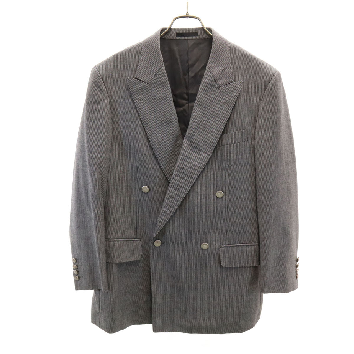 BURBERRY LONDON バーバリーロンドン 日本製 テーラードジャケット AB4 グレー 三陽商会 メンズ