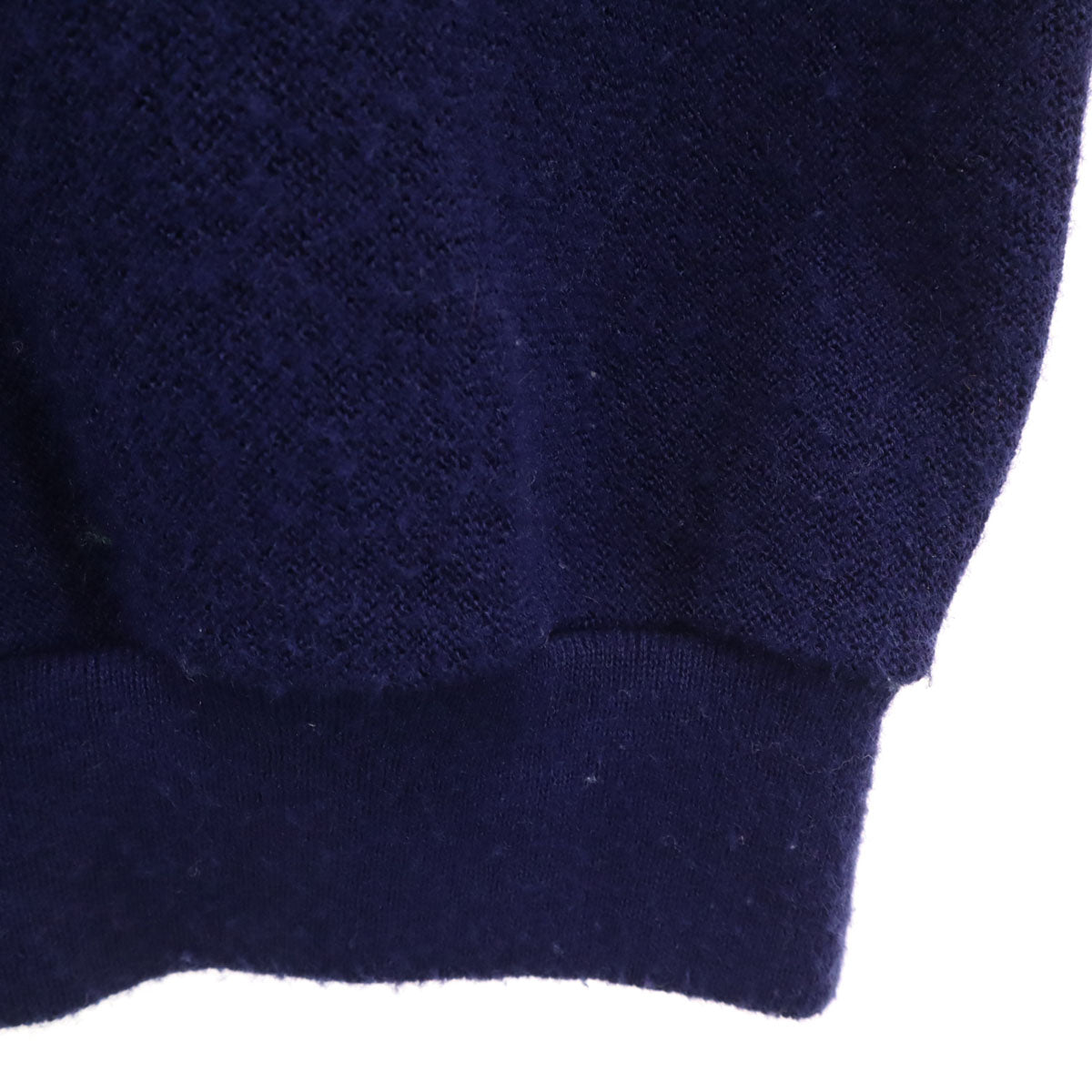 LACOSTE ラコステ 70s USA製 ヴィンテージ 糸巻き ニットカーディガン XXL ブルー メンズ
