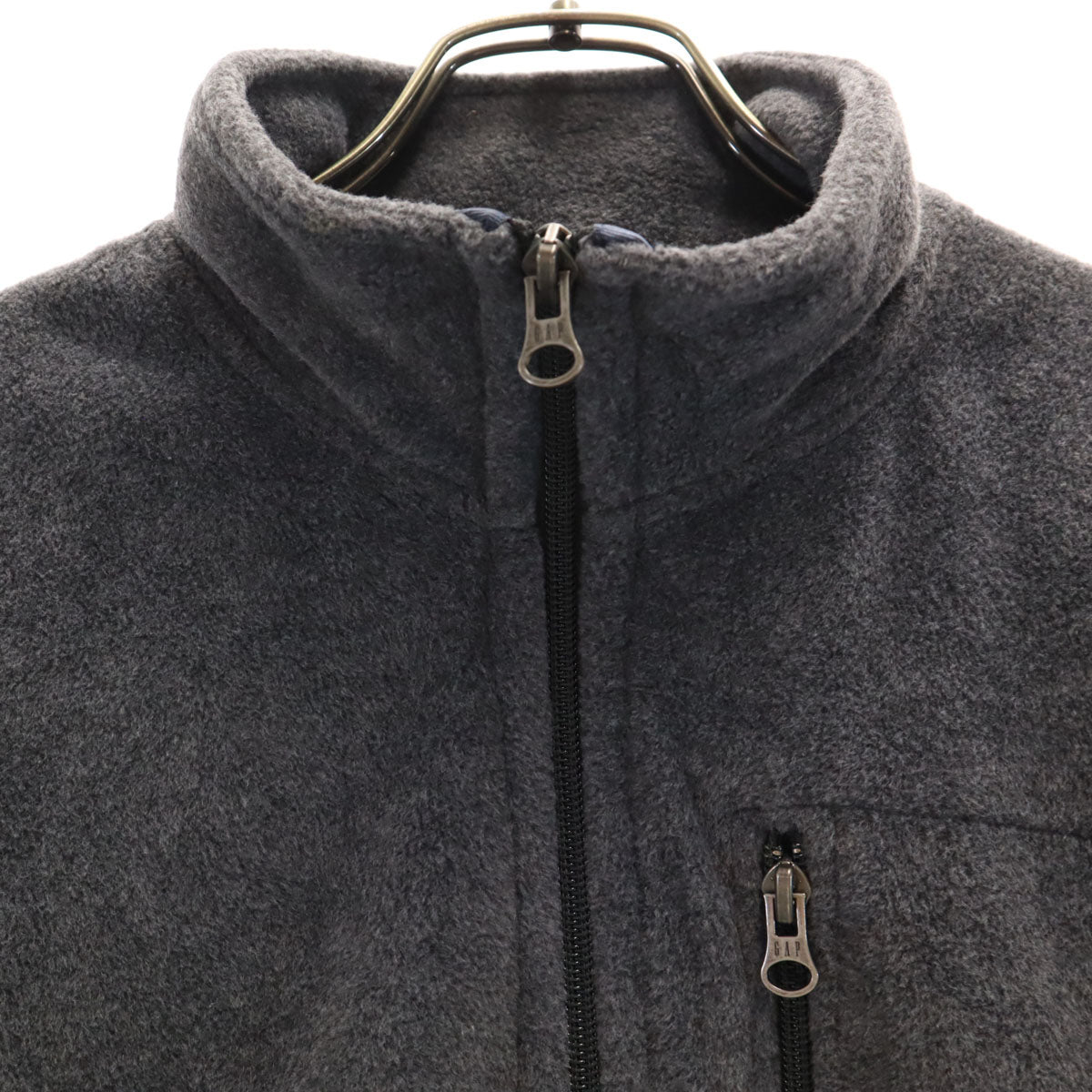 GAP ギャップ 90s 00s オールド フリース ベスト M チャコールグレー メンズ