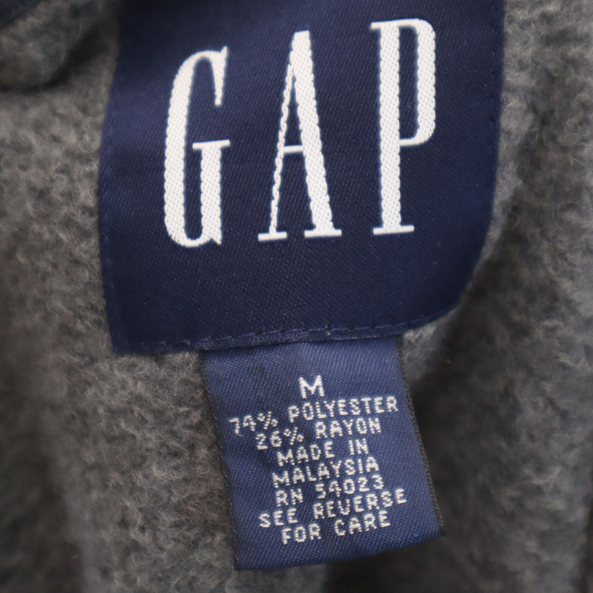 GAP ギャップ 90s 00s オールド フリース ベスト M チャコールグレー メンズ