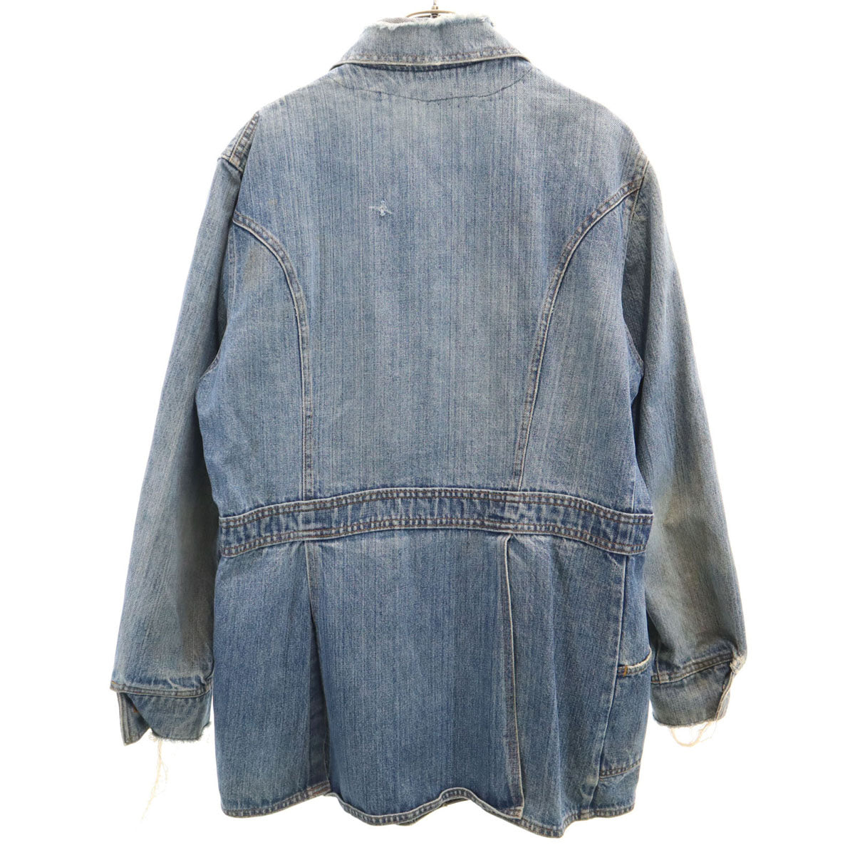 Levi's リーバイス 70s ヴィンテージ ブッシュジャケット ロング デニムジャケット L ウォッシュブルー ジージャン レディース