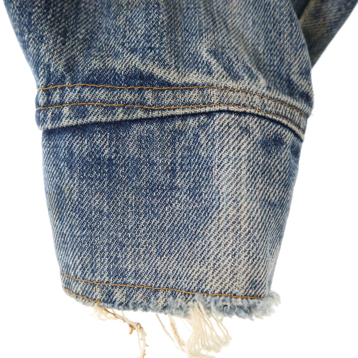 Levi's リーバイス 70s ヴィンテージ ブッシュジャケット ロング デニムジャケット L ウォッシュブルー ジージャン レディース
