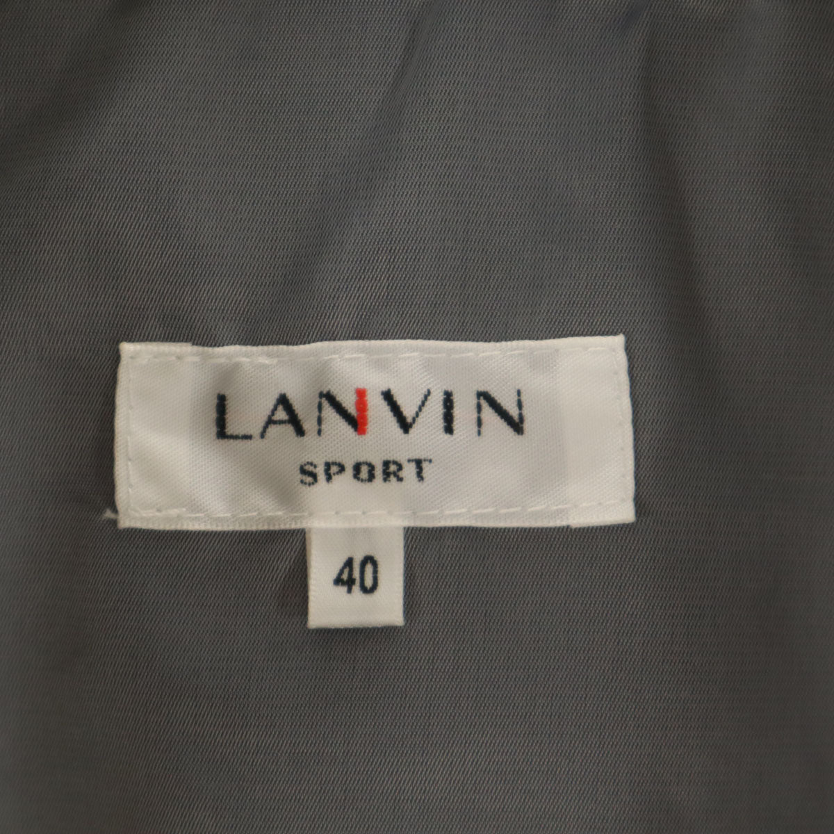 LANVIN SPORT ランバンスポール ダウンベスト 40 ブラック メンズ