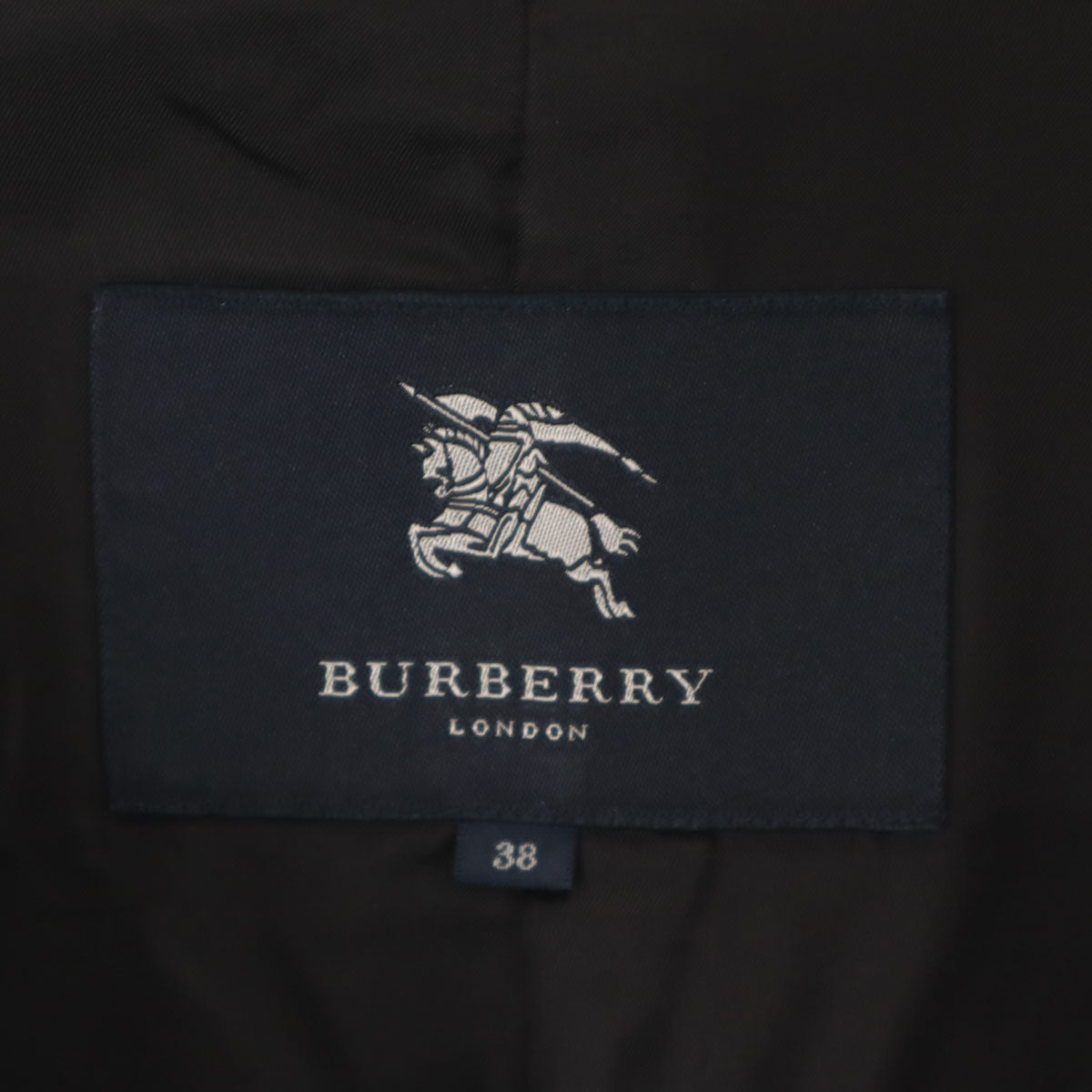 BURBERRY LONDON バーバリーロンドン ウールジャケット 38 ブラック 三陽商会 レディース