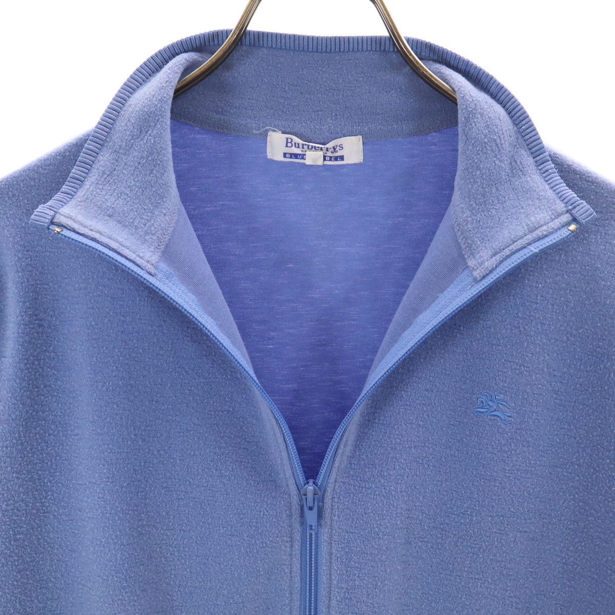 Burberrys OF LONDON BLUE LABEL バーバリーズオブロンドンブルーレーベル 90s オールド ジップジャケット M ブルー系 三陽商会 レディース