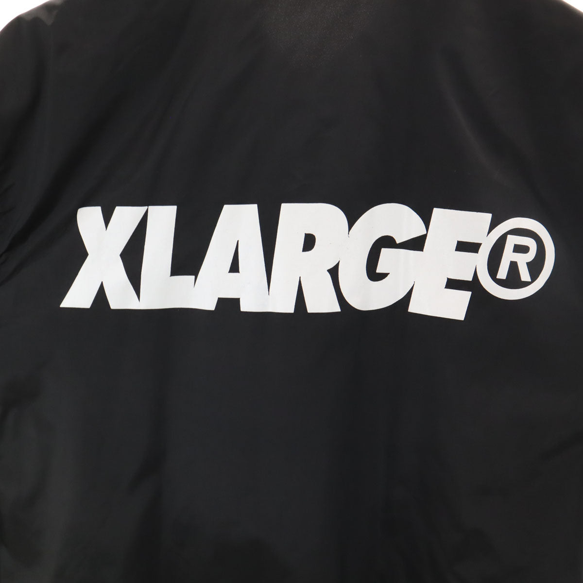 XLARGE エクストララージ バックロゴ コーチジャケット M ブラック メンズ