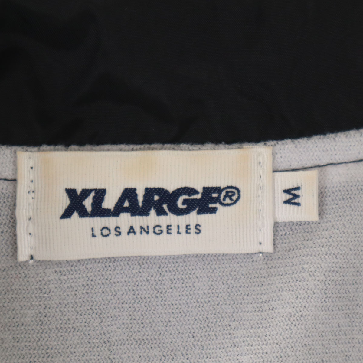 XLARGE エクストララージ バックロゴ コーチジャケット M ブラック メンズ