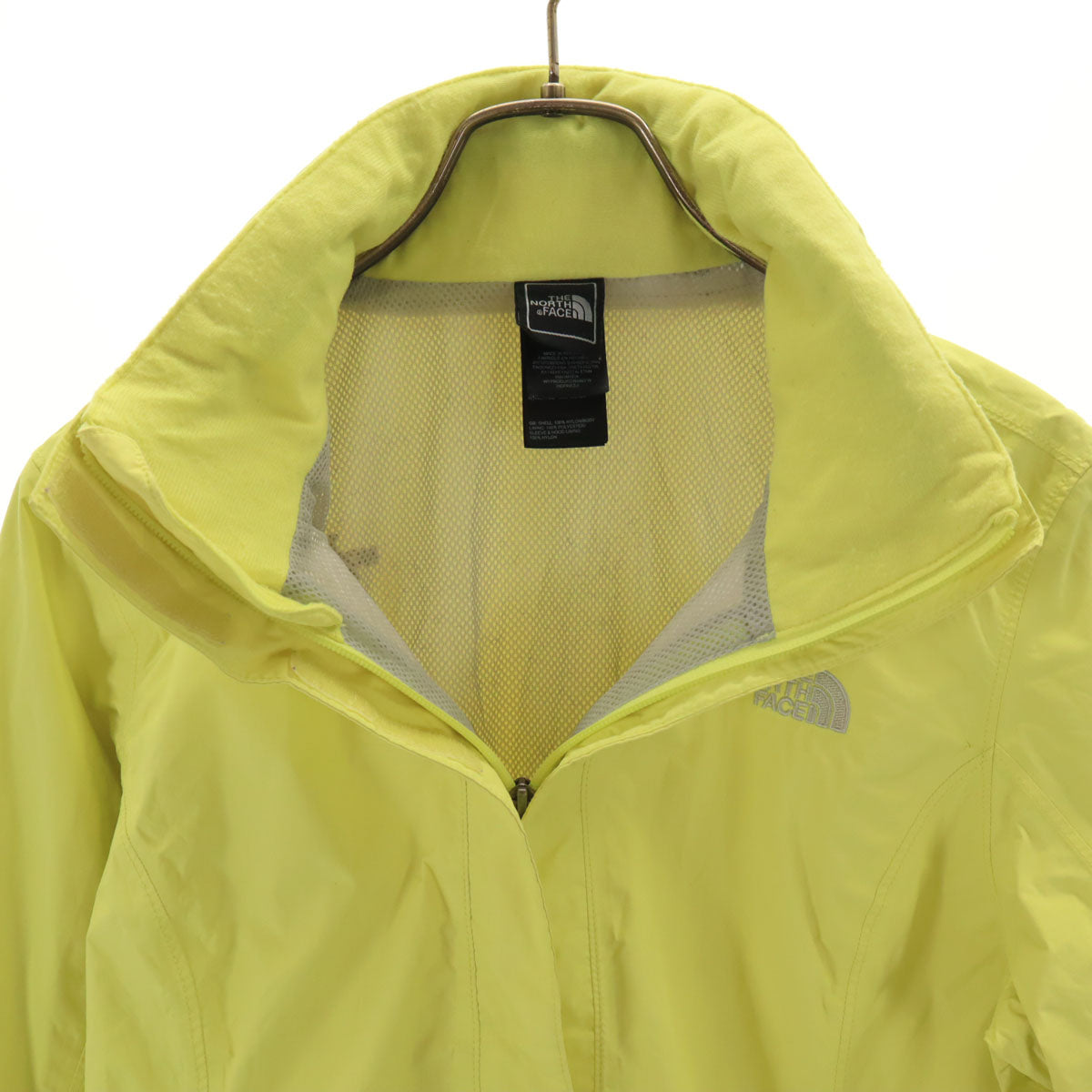 THE NORTH FACE ノースフェイス ナイロンジャケット M イエロー AQBJ アウトドア レディース