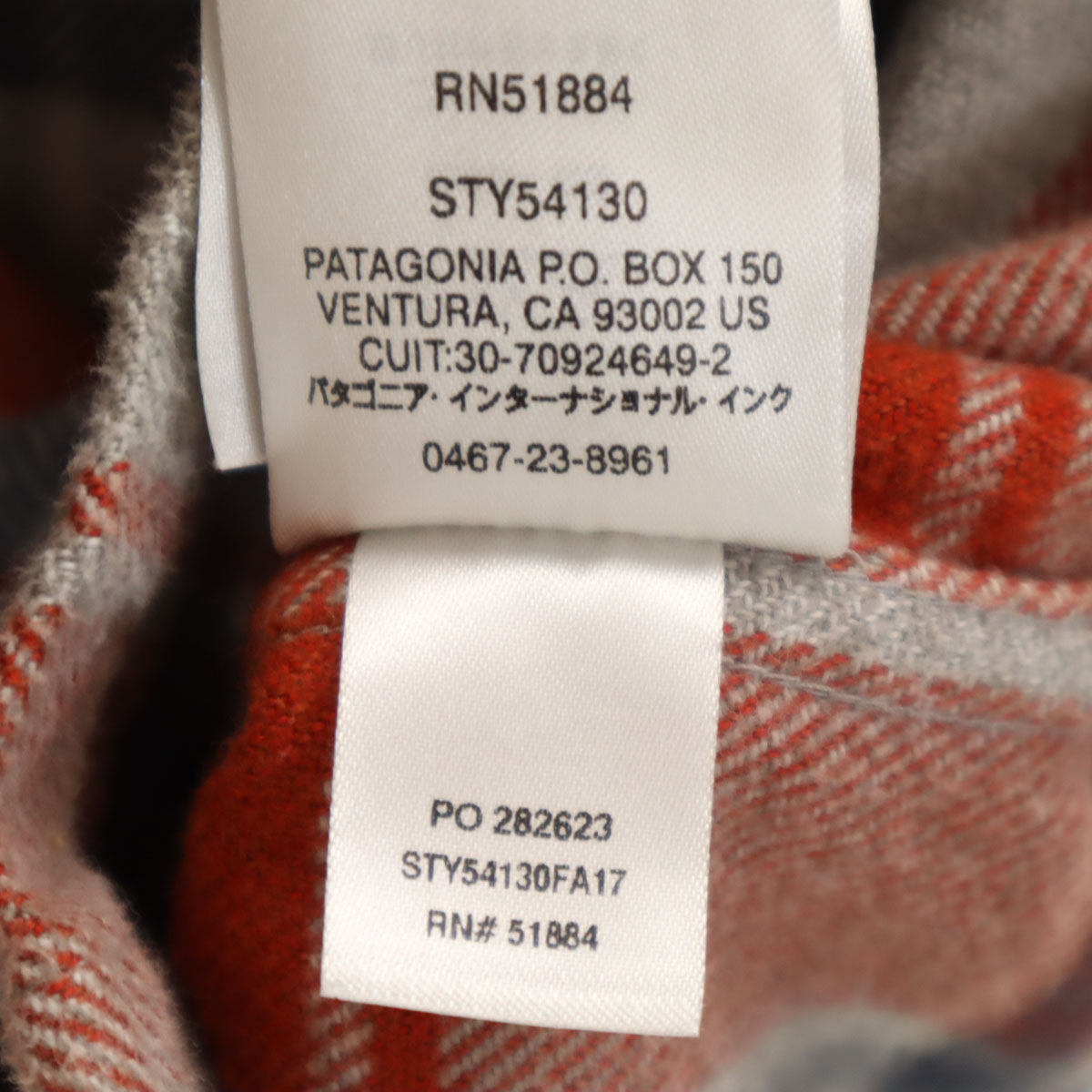 patagonia パタゴニア チェック柄 長袖 ネルシャツ XS グレー 54130FA17 アウトドア メンズ