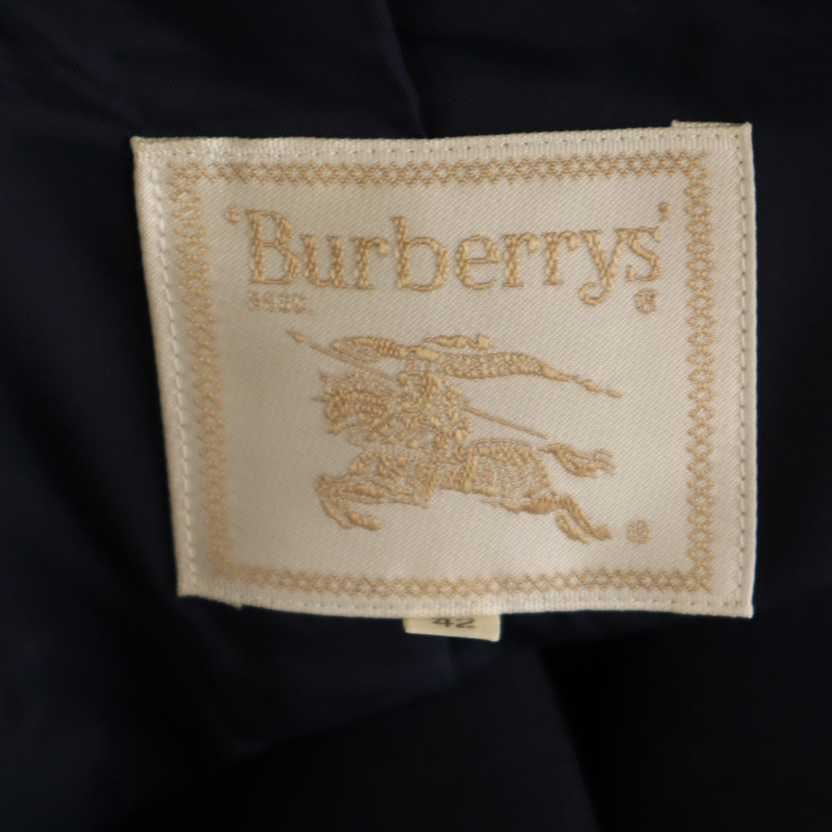 Burberrys バーバリーズ 90s オールド ダブル テーラードジャケット 42 ネイビー 三陽商会 レディース