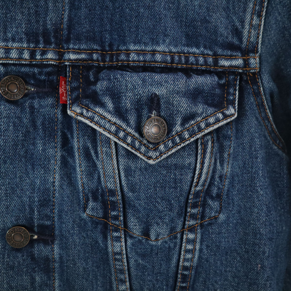Levi's リーバイス 90s W7505 オールド デニムジャケット M ウォッシュブルー ジャージ トラッカー メンズ