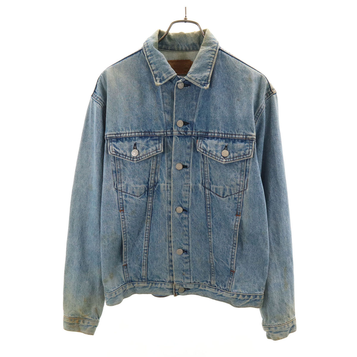 Levi's リーバイス 90s 70651-0217 オレンジタブ オールド デニムジャケット L ブルー ジャージ トラッカー メンズ