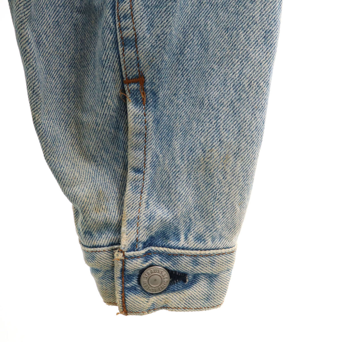 Levi's リーバイス 90s 70651-0217 オレンジタブ オールド デニムジャケット L ブルー ジャージ トラッカー メンズ