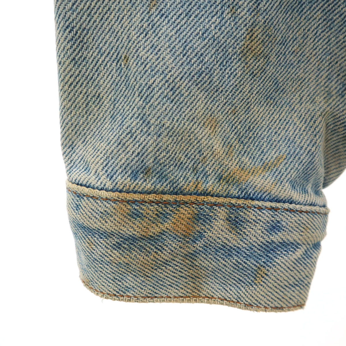 Levi's リーバイス 90s 70651-0217 オレンジタブ オールド デニムジャケット L ブルー ジャージ トラッカー メンズ