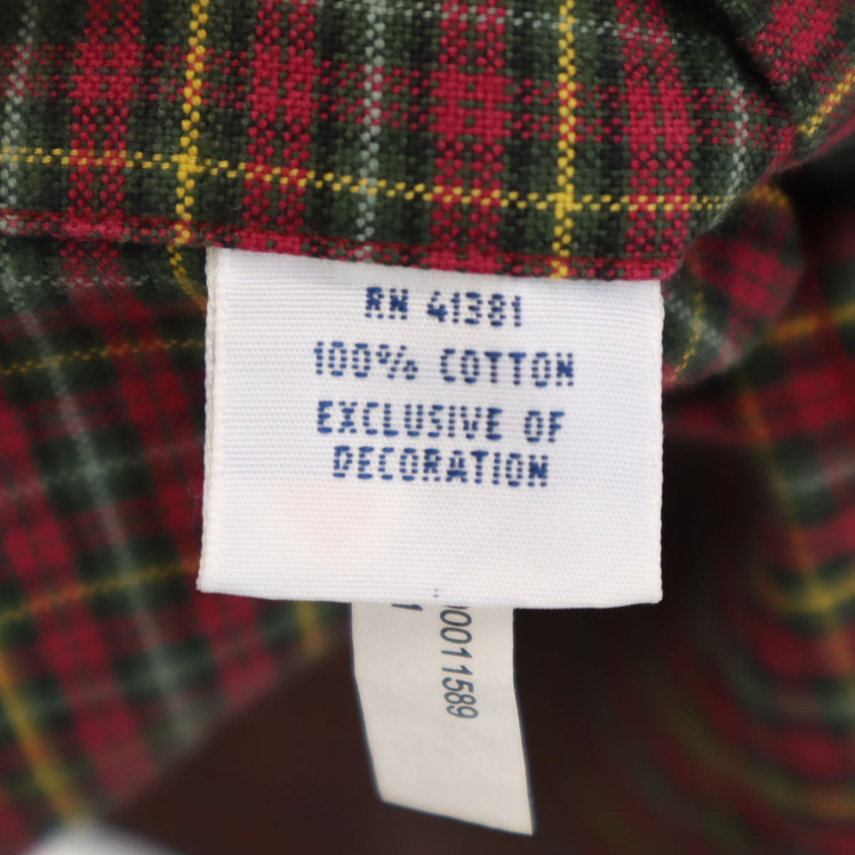未使用 RALPH LAUREN ラルフローレン チェック柄 長袖 ボタンダウンシャツ L レッド系 メンズ