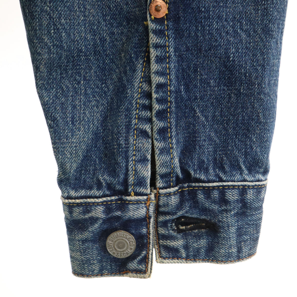 Levi's リーバイス 90s 507 日本製 ビッグE オールド デニムジャケット 40 ジージャン 赤耳 メンズ