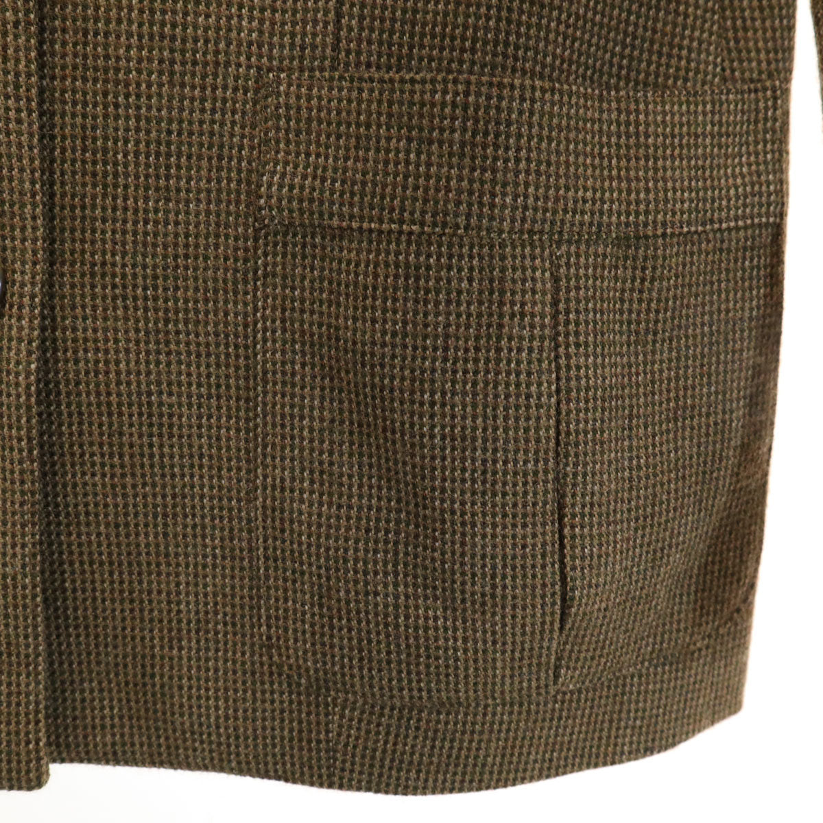 RALPH RALPH LAUREN ラルフラルフローレン 90s オールド ツイード スカートスーツ 上下 セットアップ 11 ブラウン レディース
