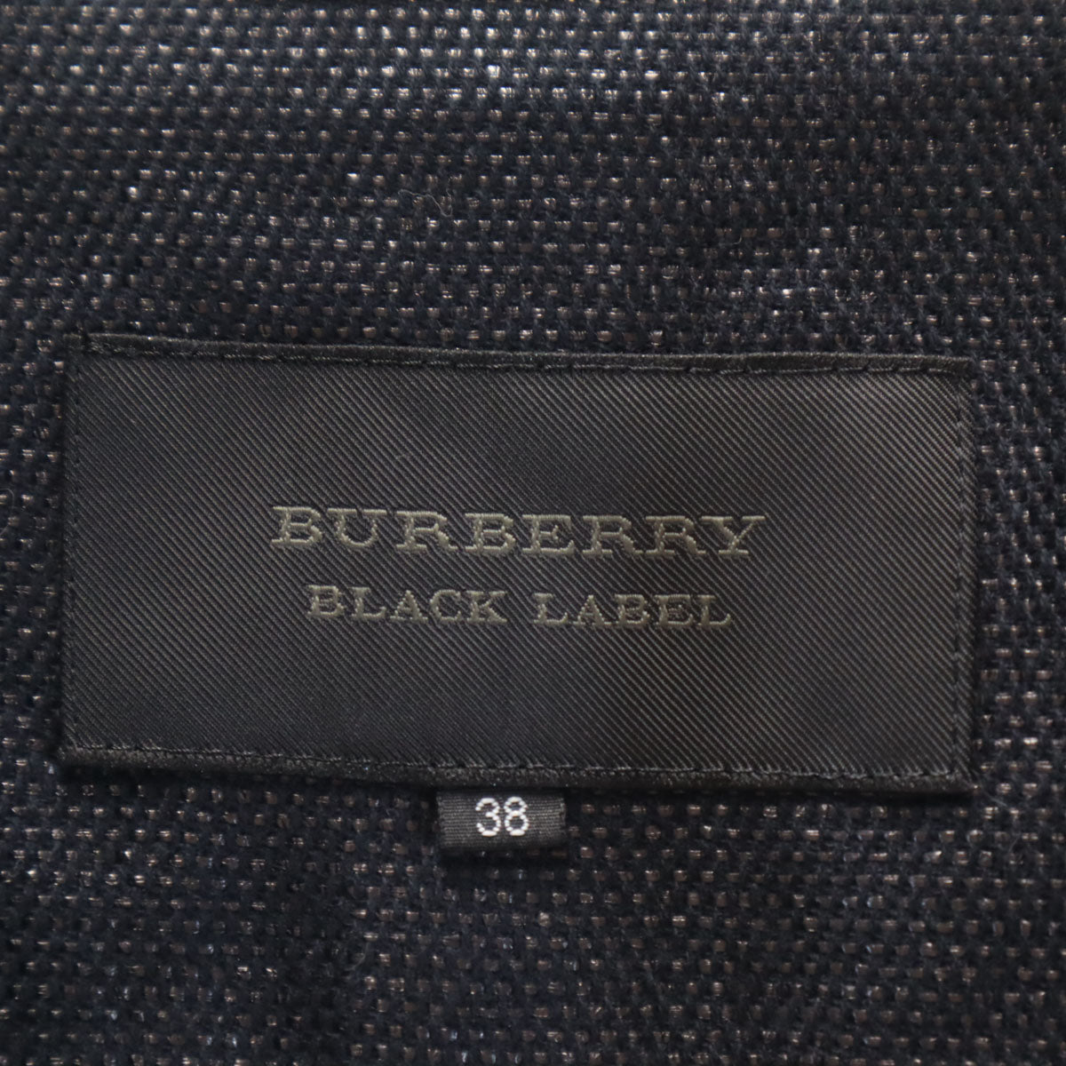 BURBERRY BLACK LABEL バーバリーブラックレーベル 日本製 スカートスーツ 上下 セットアップ 38/36 ブラック系 三陽商会 レディース
