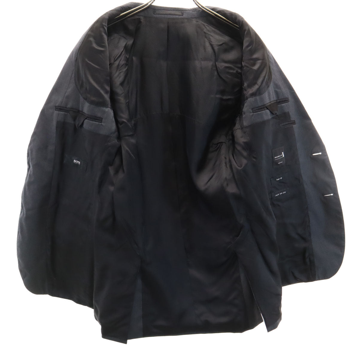 BOSS HUGO BOSS ボスヒューゴボス スーツ 上下 セットアップ 46 チャコールグレー メンズ