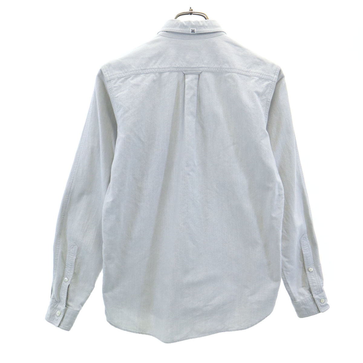 STUSSY ステューシー ザ ハートブレイカーズ コラボ 長袖 ボタンダウンシャツ 1 グレー x THE HEARTBREAKERS メンズ