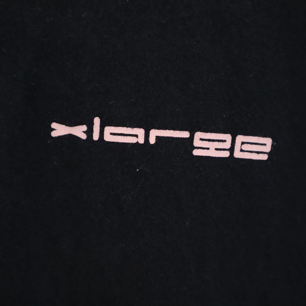 XLARGE エクストララージ バックプリント WASH YOUR HANDS 長袖 Tシャツ L ブラック ロンT メンズ