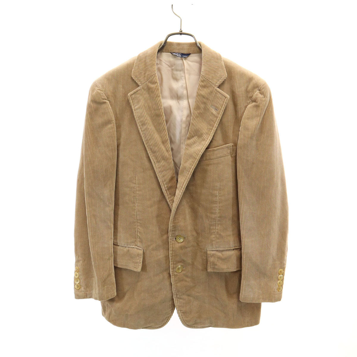 POLO RALPH LAUREN ポロラルフローレン 90s オールド コーデュロイ テーラードジャケット 90-78-165 ベージュ メンズ