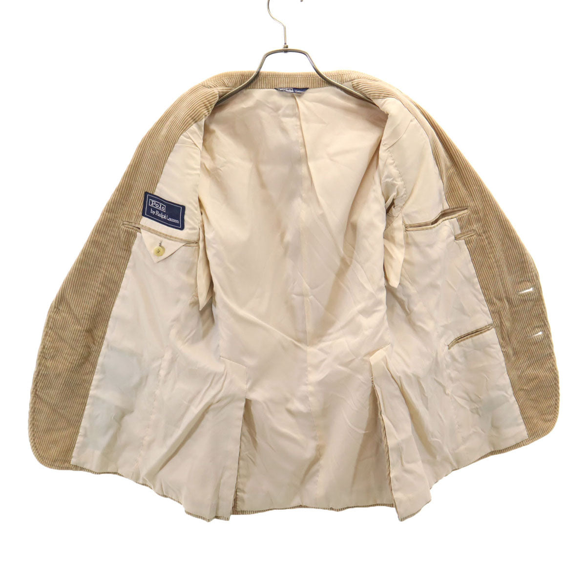 POLO RALPH LAUREN ポロラルフローレン 90s オールド コーデュロイ テーラードジャケット 90-78-165 ベージュ メンズ