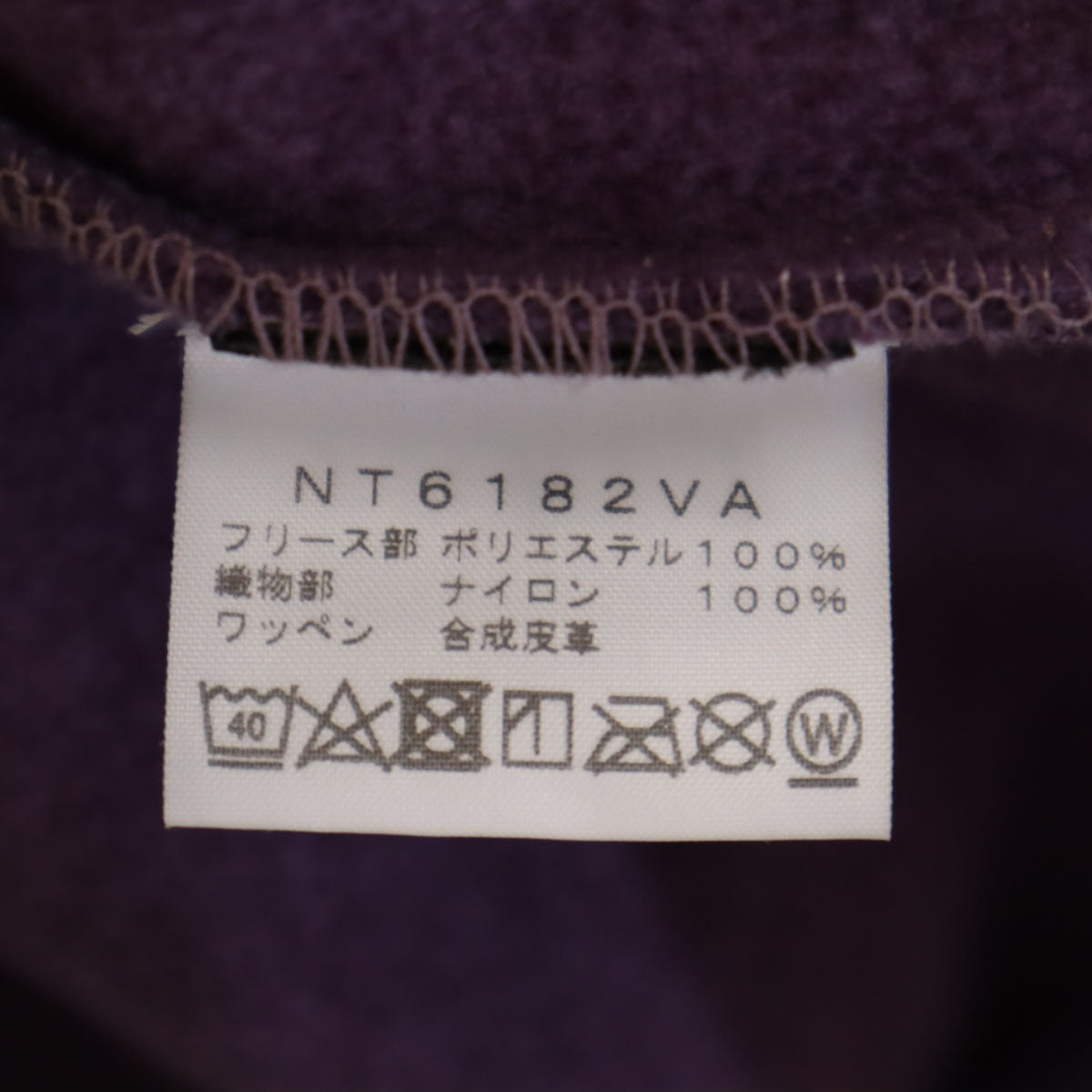 THE NORTH FACE ノースフェイス フリース ジャケット L パープル NT6182VA アウトドア メンズ