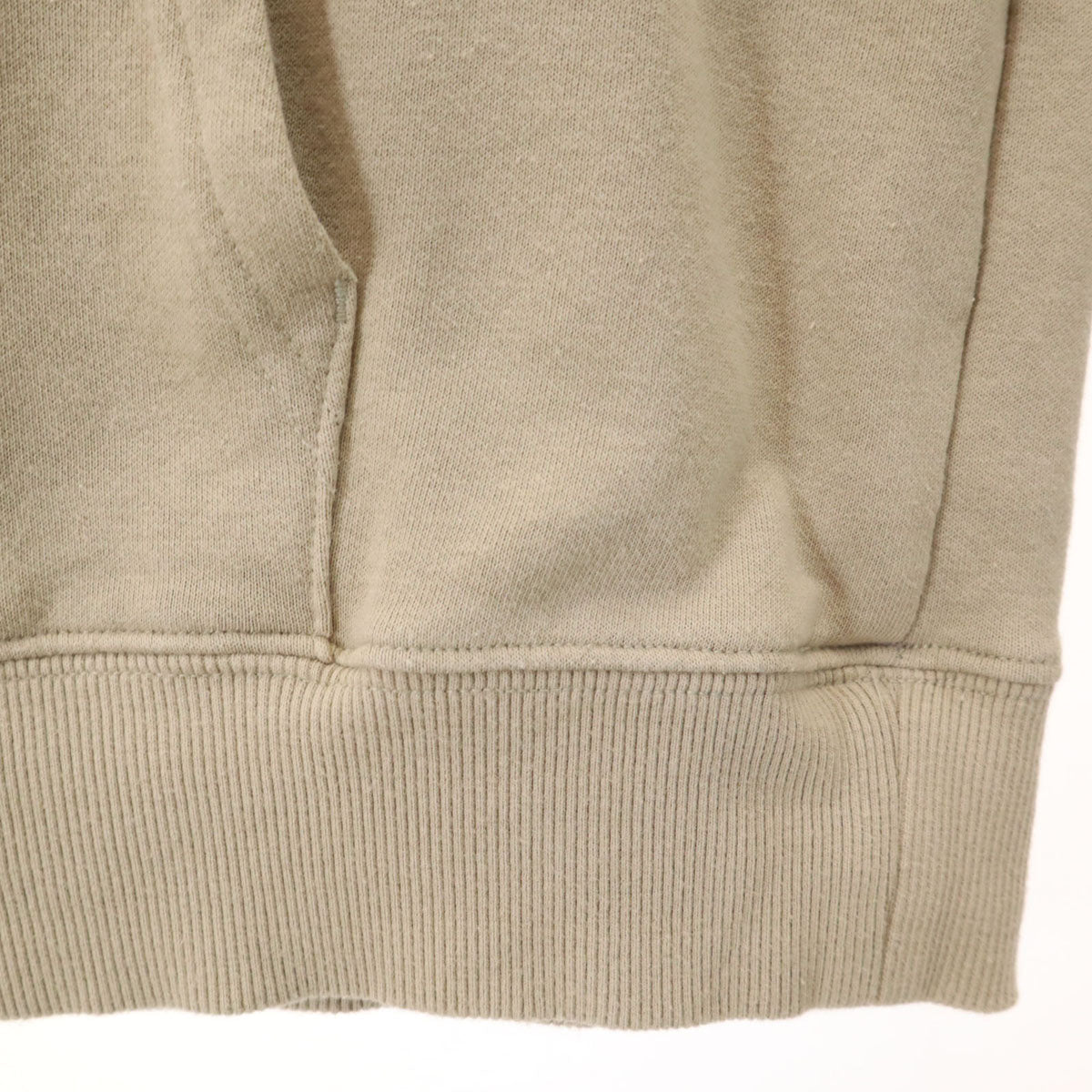 THE NORTH FACE ノースフェイス 長袖 スウェットパーカー M ベージュ プルオーバー 裏起毛 メンズ