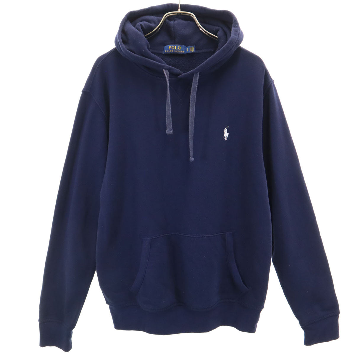 POLO RALPH LAUREN ポロラルフローレン 長袖 スウェットパーカー S ネイビー プルオーバー 裏起毛 メンズ
