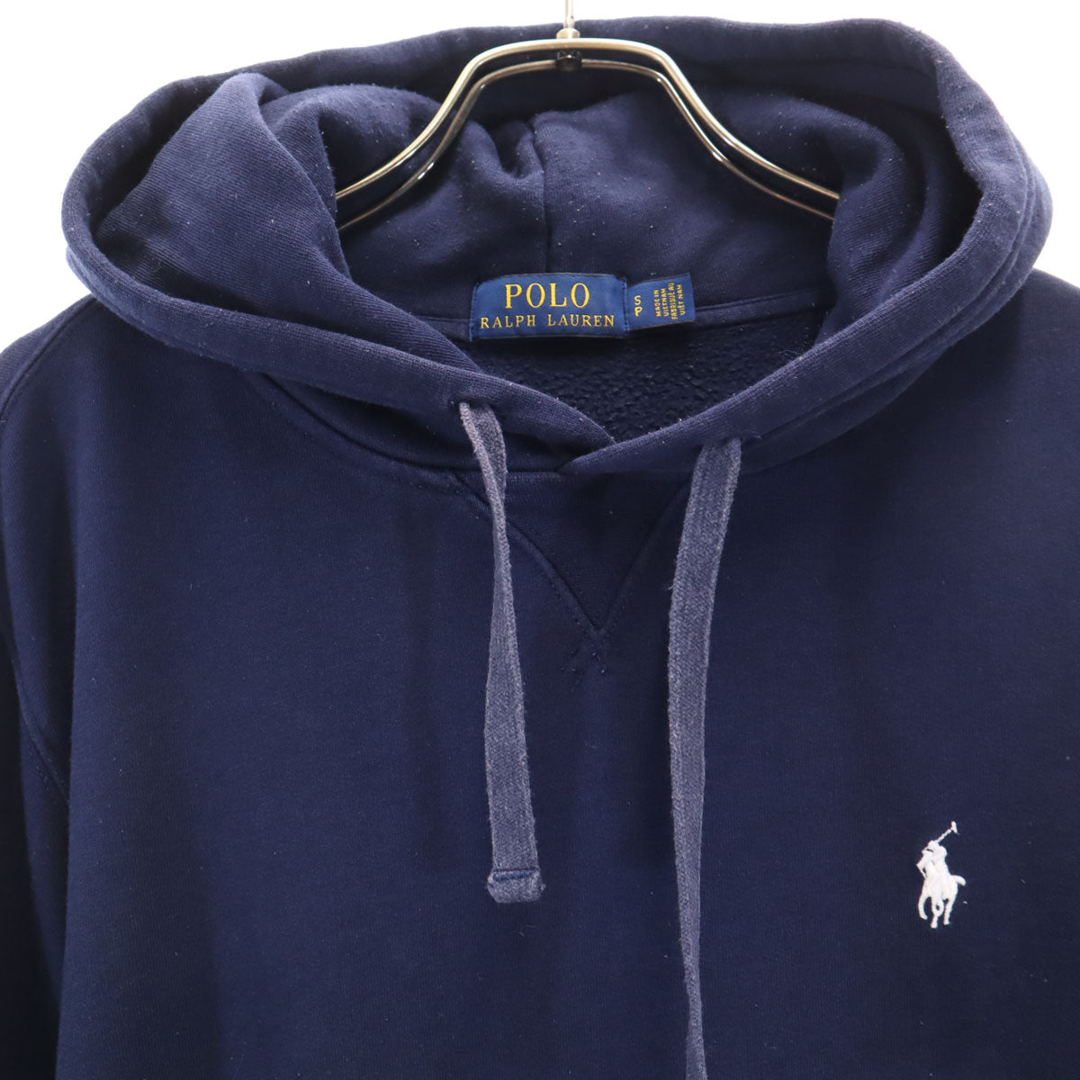 POLO RALPH LAUREN ポロラルフローレン 長袖 スウェットパーカー S ネイビー プルオーバー 裏起毛 メンズ