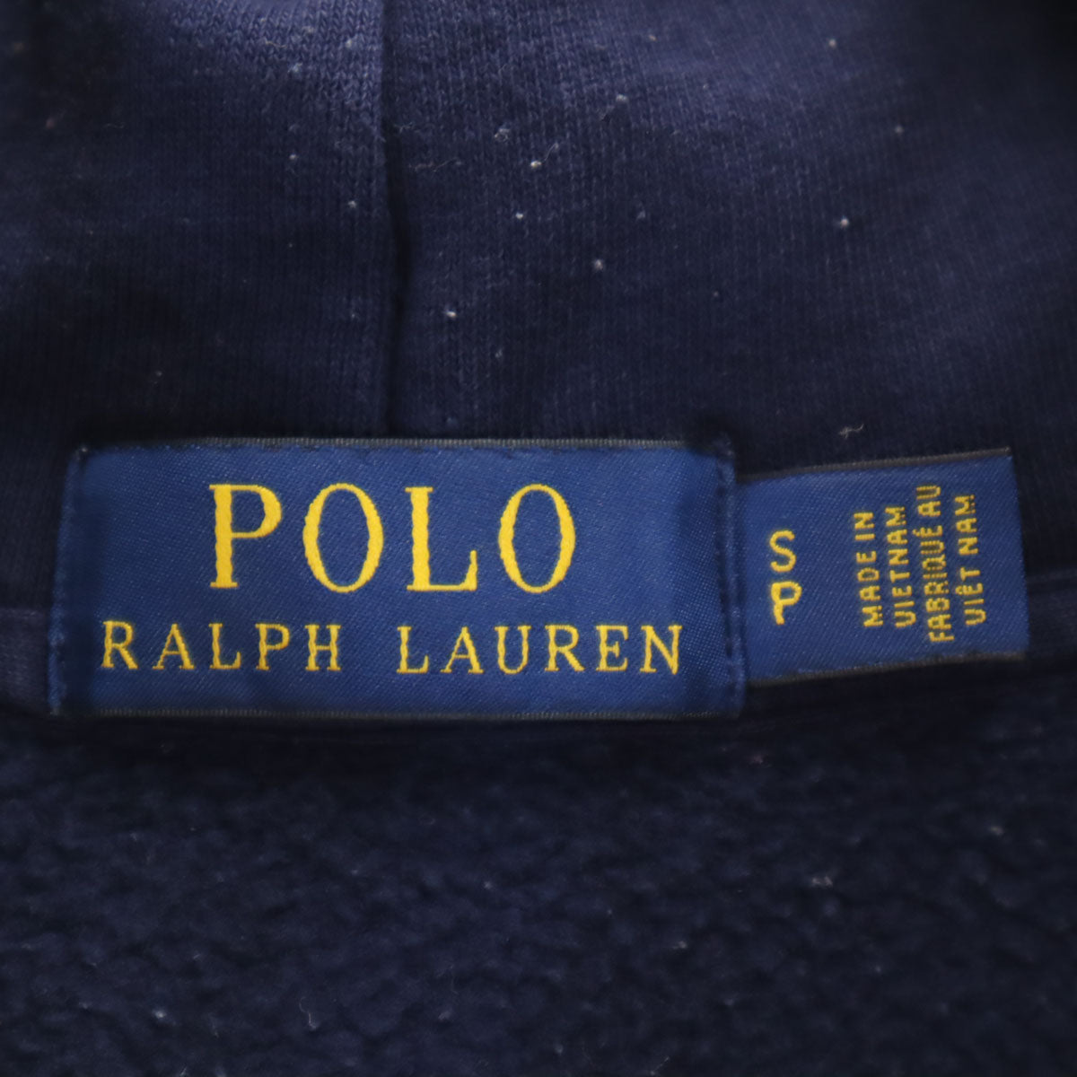 POLO RALPH LAUREN ポロラルフローレン 長袖 スウェットパーカー S ネイビー プルオーバー 裏起毛 メンズ