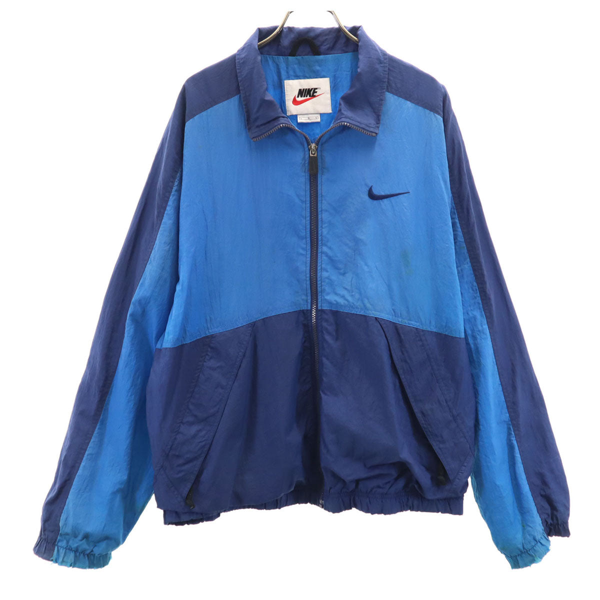 NIKE ナイキ 90s 90年代後期 オールド ナイロンジャケット L ブルー メンズ