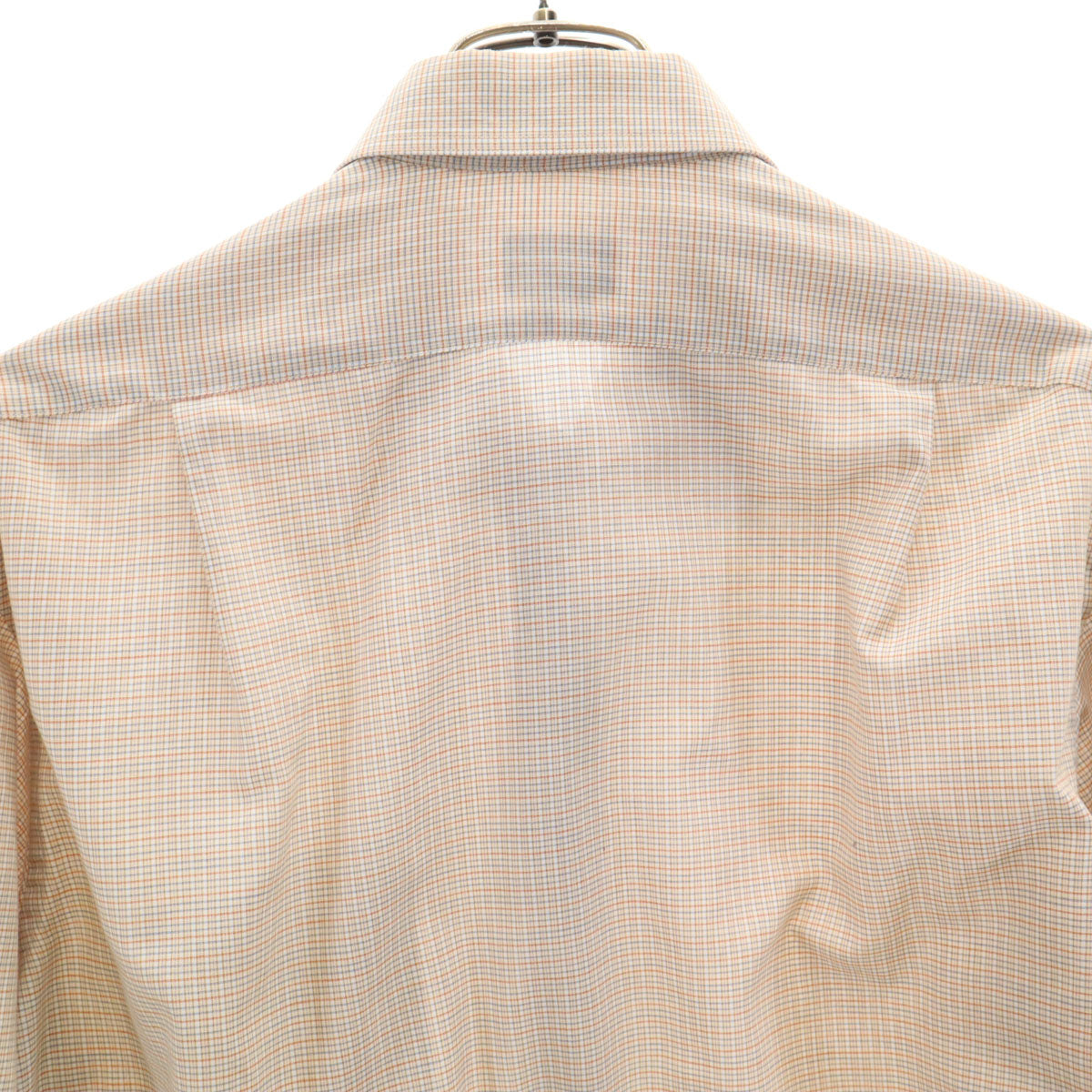 ジョンヘンリー 70s ヴィンテージ チェック柄 長袖 シャツ 32-33 ベージュ メンズ
