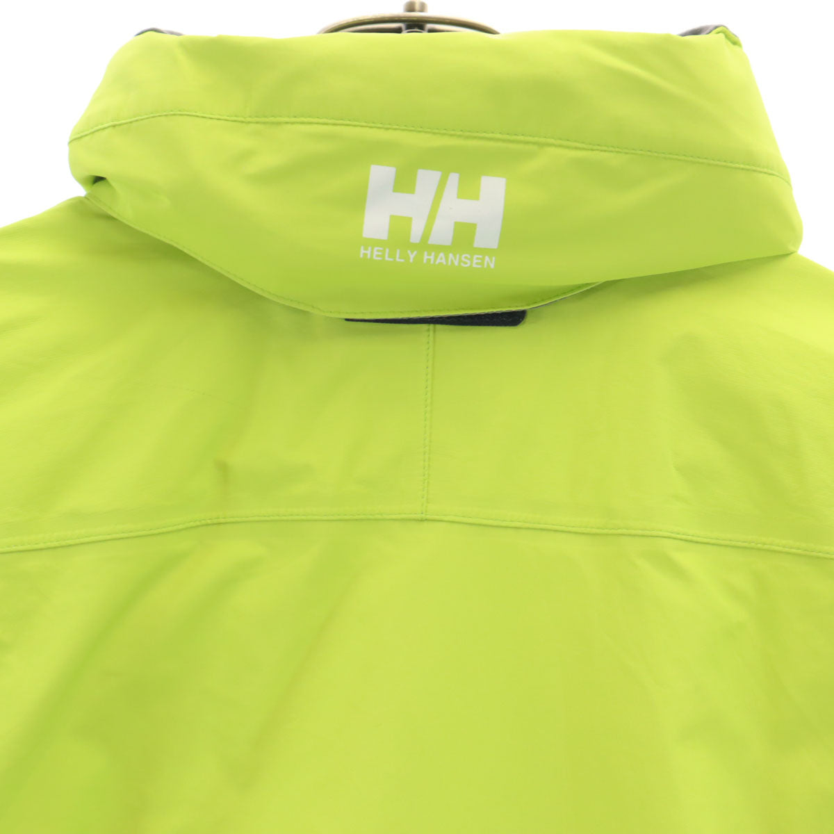 HELLY HANSEN ヘリーハンセン レインジャケット M イエローグリーン 収納袋付き メンズ