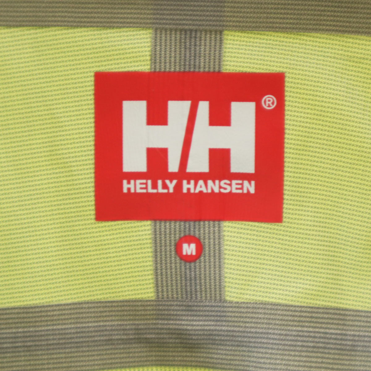 HELLY HANSEN ヘリーハンセン レインジャケット M イエローグリーン 収納袋付き メンズ