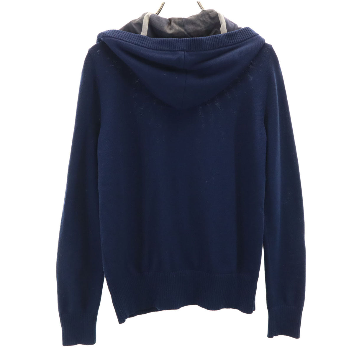 BLUE LABEL CRESTBRIDGE ブルーレーベルクレストブリッジ 長袖 ニット ジップパーカー 38 ネイビー レディース