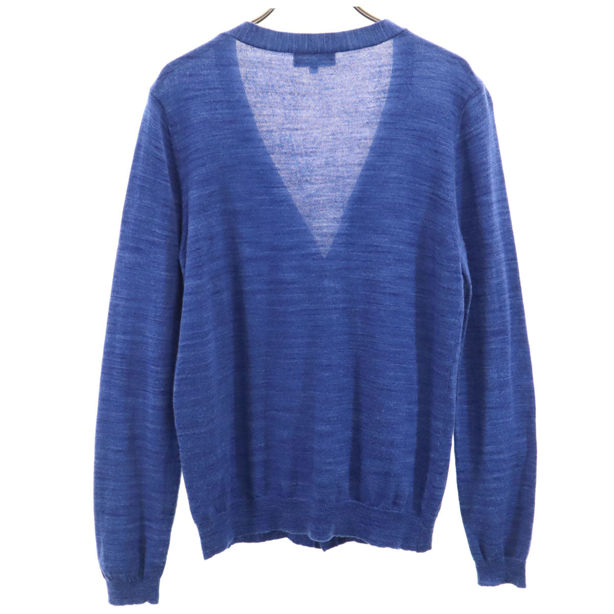 A.P.C. アーペーセー 長袖 Vネック ニットカーディガン XS ブルー メンズ