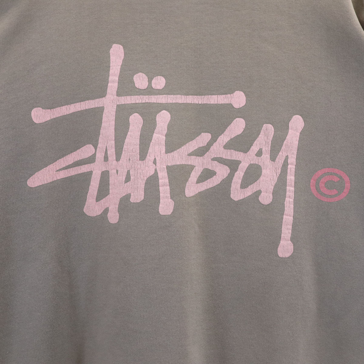 STUSSY ステューシー バックロゴ 長袖 スウェット トレーナー XL グレー メンズ