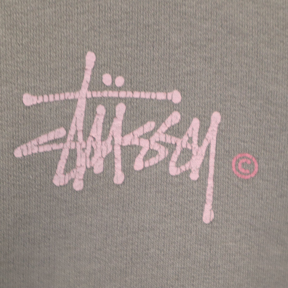 STUSSY ステューシー バックロゴ 長袖 スウェット トレーナー XL グレー メンズ