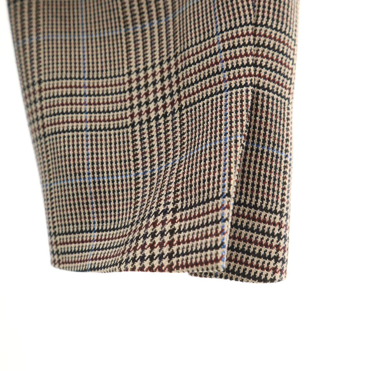 美品 GREEN LABEL RELAXING UNITED ARROWS グリーンレーベルリラクシング ユナイテッドアローズ グレンチェック柄 テーラードジャケット 38 ブラック系 ダブルボタン レディース