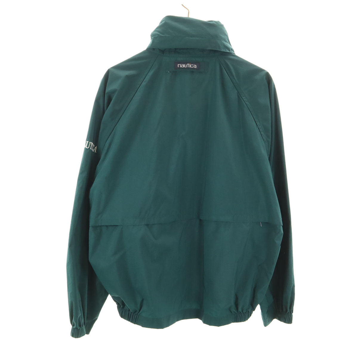 NAUTICA ノーティカ 90s オールド ナイロンジャケット S/P グリーン系 裏メッシュ メンズ